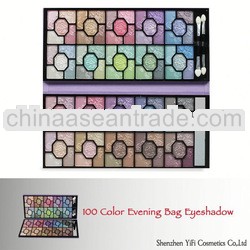 Charm Cosmetics!100 Color Eyeshadow Palette colorful mineralize eyeshadow