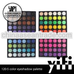 Cosmetics Wholesale! 120-5 eyeshadow palette lipgloss with mirror