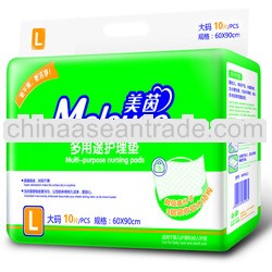 Disposable incontinence pad available OEM HOT SALE 2013