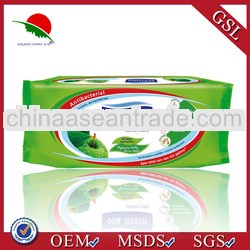 Food grade soothing Oem woven lable wipes GSLA351