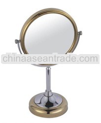 HSY-916GA beautiful metal compact romantic cosmetic mirror