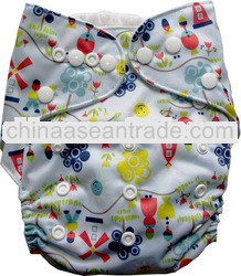 High Quality New Pattern Cheap Baby Diapers Bamboo Soft PUL Cloth Diaper