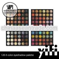 Hot! 120 -3 Color Eyeshadow Powder private label eye shadow