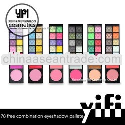 Hot!78New Color Eyeshadow Blush Powder eyeshadow&blusher cosmetics