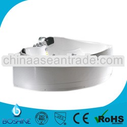 Hydromassage fiberglass resin bathtub