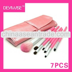 Lovely Pink Emily 7 professional makeup brush set