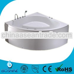 Modern couple whirlpool bathtub backrest