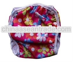 New Pattern Baby Swim Cloth Diaper One Size Washable Reusable Swimsuits