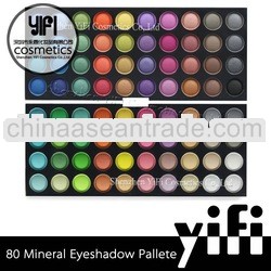Popular! 80 Color Eyeshadow cosmetic mica eyeshadow powder
