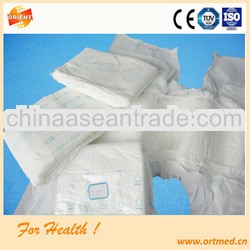 Popular PE film waterproof adult incontinence diaper