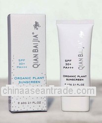 QIANBAIJIA Organic plant sunscreen protect the skin against UVA/UVB