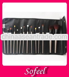 Sofeel 12pcs white makeup brush set holder