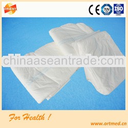 Super absorbent PE film PP tapes adult incontinence diaper