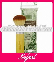 Synthetic hair bamboo handle cosmetic brush ecotools