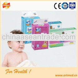 Ultra thin nonwoven backsheet disposable baby diaper