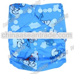 Washable AnAnBaby Nappy Cartoon Prints Reusable Baby Cloth Diaper Nappy
