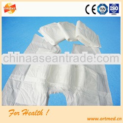 Wet indicator PE film waterproof adult incontinence diaper