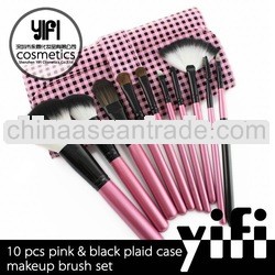 Wholesale! 10pcs cosmetic makeup brush set goat hair cosmetic brush set