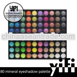 Wholesale!80 color eyeshadow palette high quality wholesale eyeshadow brush