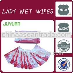 antiseptic feminine tissue wet wipes/cleaning wipes