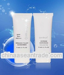 best quality QIANBAIJIA Organic plant sunscreen for women