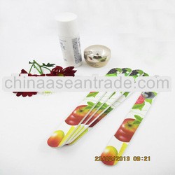 colourful sponge nail file with printed logo