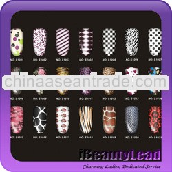 professional nail patch stickers with 42 different designs