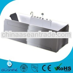 seamless technology free standing acrylic bathtub