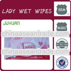 vulva cleaning wet wipes for lady/household cleaning