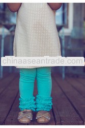 2013 Wholesale High quality garment ruffle cotton pants with top