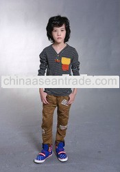 2013 autumn new design for children the boy long sleeve t-shirt comfortable and handsome