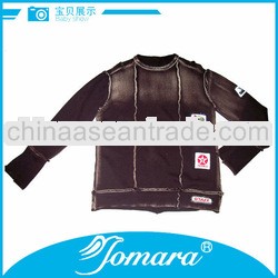 Brown long sleeve tshirts for chirld boys garment