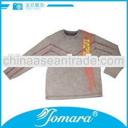 Child clothes fashion wash finish t shirt for boys