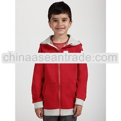 Kids Garments China Clothing Factory Boys Funnel Neck Hoodie