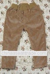 New Design Girls Corduroy Pants