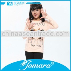 New arrival 100% cotton child print t-shirt design