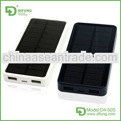 New product 5000 mah solar panel mobile phone charger high efficient solar panel mobile phone charge