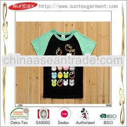 OEM deep round neck t-shirt for boys