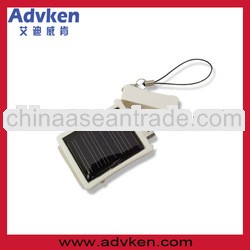 Universal 400mAh solar power bank mah for mobile phone ipad