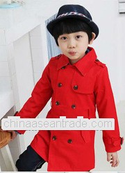 european handsome long turn-down collar wide coat