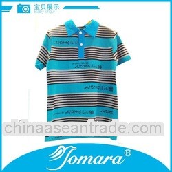 high quality 100% cotton collar t shirts for boys