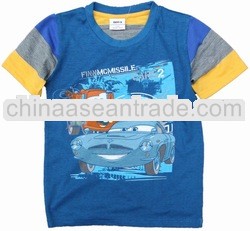 top quality european design kid cars t shirt C2595#