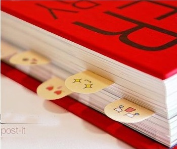 (Minimum order $5)  Cute 200 Pages Ten Fingers Sticker Bookmark Memo Sticky Notes pads HQS-Y34600