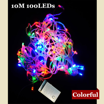 10M 56 LED Lights Decorative Christmas Party Festival Twinkle String Lamp garland 10Colors Free Ship