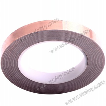 15mm x 33M Roll Copper Conductive Foil EMI Shielding Shield Adhesive Tape