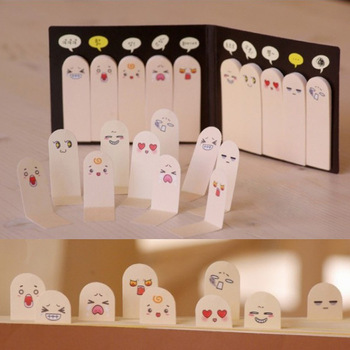 200 Pages Cute Ten Fingers Sticker Post-It Bookmark Flags Memo Sticky Notes Pads