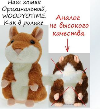 2013 Latest Woody O'Time repeat talking hamster Russian speaking toys +free shippment