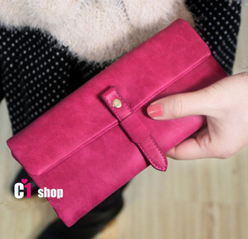 2013 New Retro rivet dull polish leather belt men women lady girl long Purse wallet bag free shippin