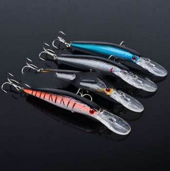 2013 Top Quality Fishing Lures 4 color 12.5cm/14g fishing tackle Classic Proberos style Minnow fishi