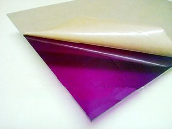 300mm x 300mm x 3mm Acrylic (PMMA) Plexiglass Sheets, Transparent Purple